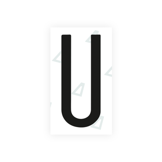 Alite Nanofilm for Mexico license plates - Symbol "U" - Alite