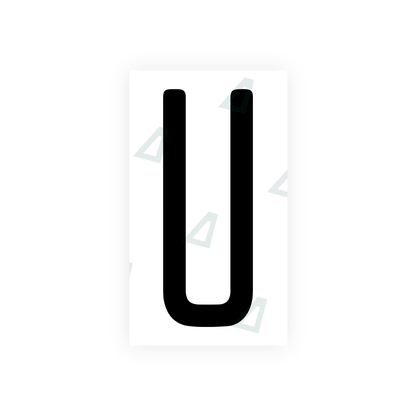 Alite Nanofilm for US (Illinois 2006 - Round) license plates - Symbol "U" - Alite