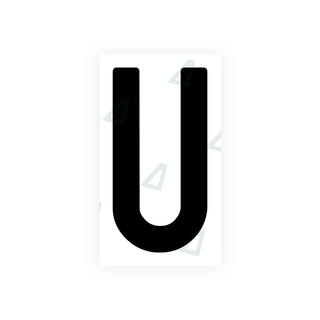 Alite Nanofilm for India license plates - Symbol "U" - Alite