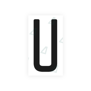 Alite Nanofilm for US (Quebec) license plates - Symbol "U" - Alite