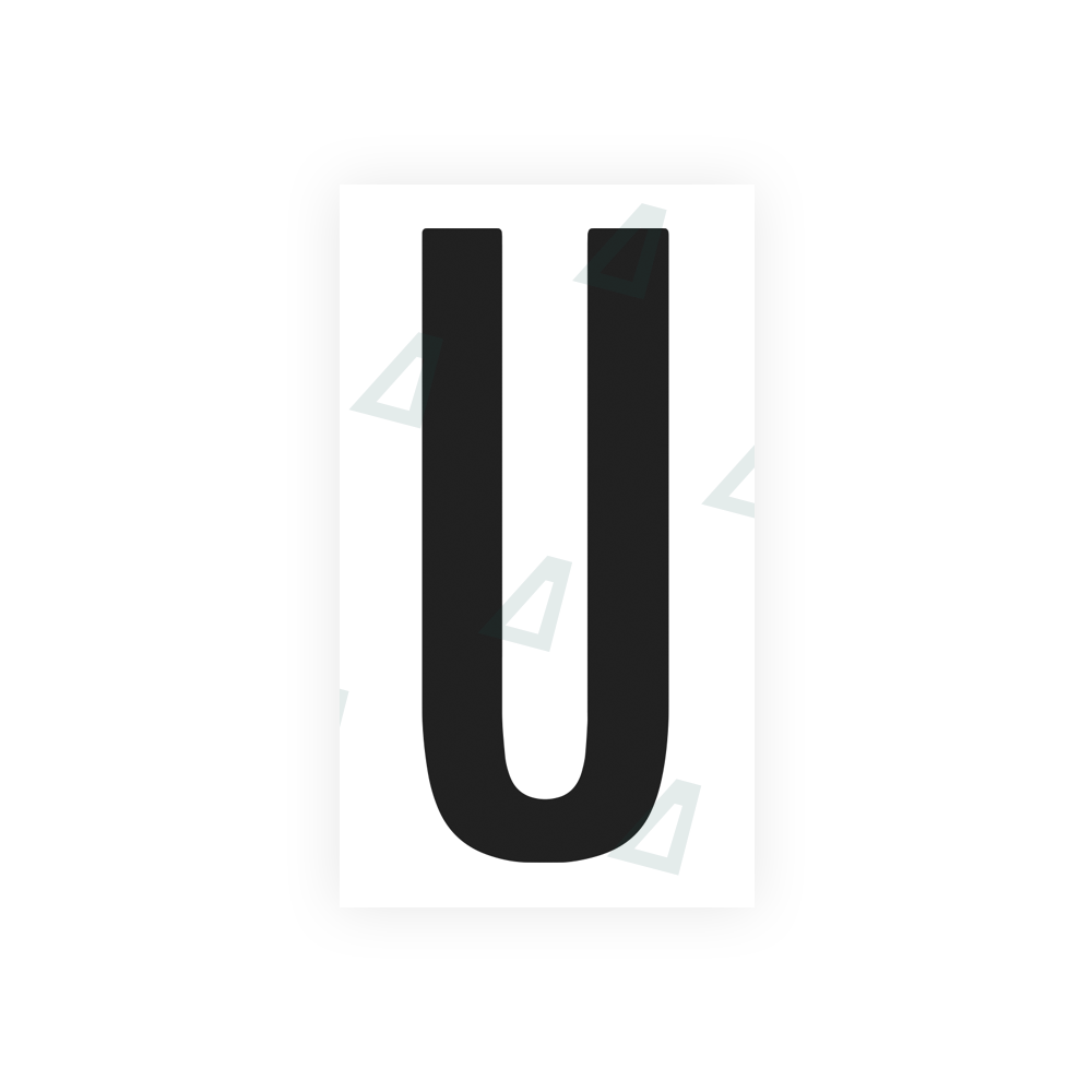 Alite Nanofilm for US (Texas) license plates - Symbol "U" - Alite