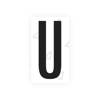 Alite Nanofilm for US (Texas) license plates - Symbol "U" - Alite
