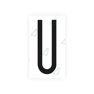 Alite Nanofilm for US (New York 1986) license plates - Symbol "U" - Alite