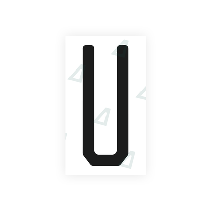 Alite Nanofilm for US (Florida 2003) license plates - Symbol "U" - Alite