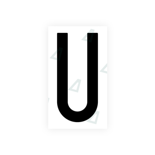 Alite Nanofilm for US (New Jersey - Flat) license plates - Symbol "U" - Alite