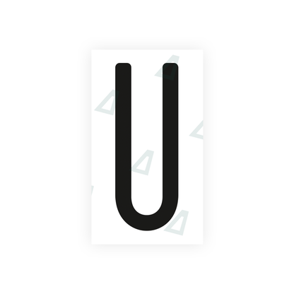 Alite Nanofilm for US (Ohio 2013) license plates - Symbol "U" - Alite
