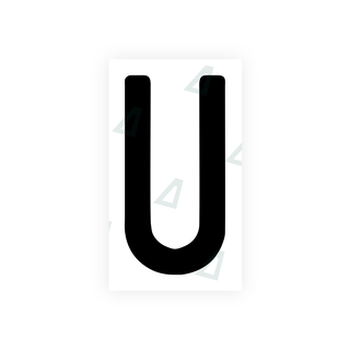 Alite Nanofilm for front Switzerland license plates - Symbol "U" - Alite