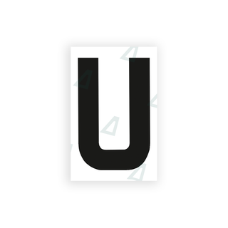 Alite Nanofilm for United Kingdom license plates - Symbol "U" - Alite