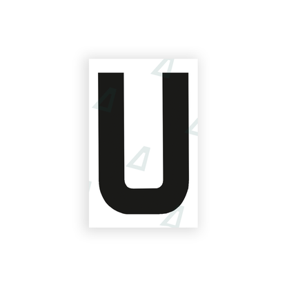 Alite Nanofilm for United Kingdom license plates - Symbol "U" - Alite