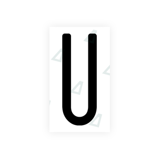 Alite Nanofilm for US (Wisconsin) license plates - Symbol "U" - Alite