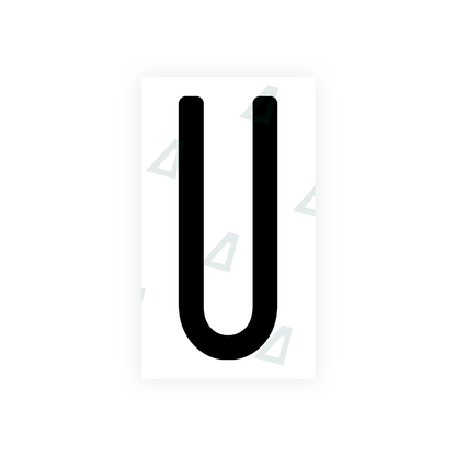 Alite Nanofilm for US (Wisconsin) license plates - Symbol "U" - Alite