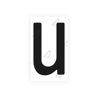 Alite Nanofilm for Uruguay license plates - Symbol "U" - Alite