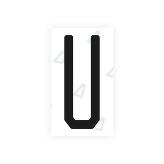 Alite Nanofilm for US (Michigan) license plates - Symbol "U" - Alite