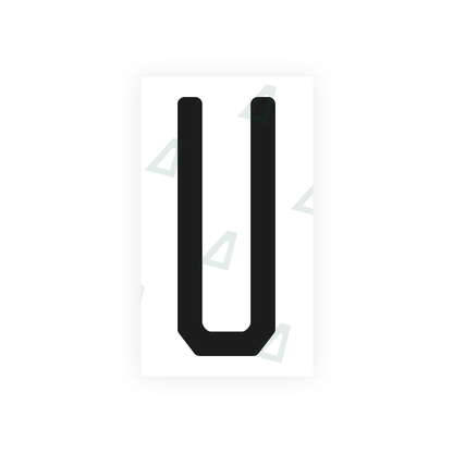 Alite Nanofilm for US (Michigan) license plates - Symbol "U" - Alite