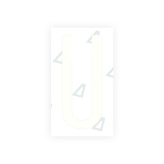 Alite Nanofilm for Mexico license plates - Symbol "U" - Alite