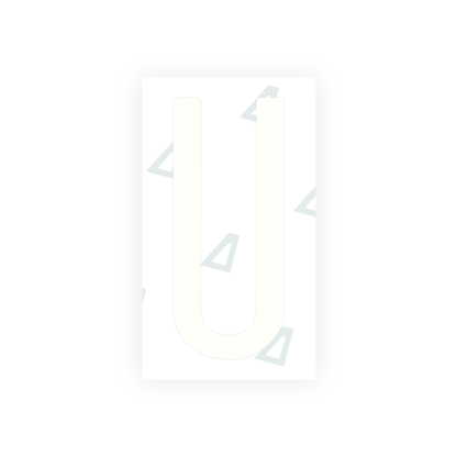 Alite Nanofilm for Mexico license plates - Symbol "U" - Alite