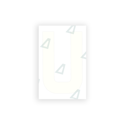 Alite Nanofilm for United Kingdom license plates - Symbol "U" - Alite