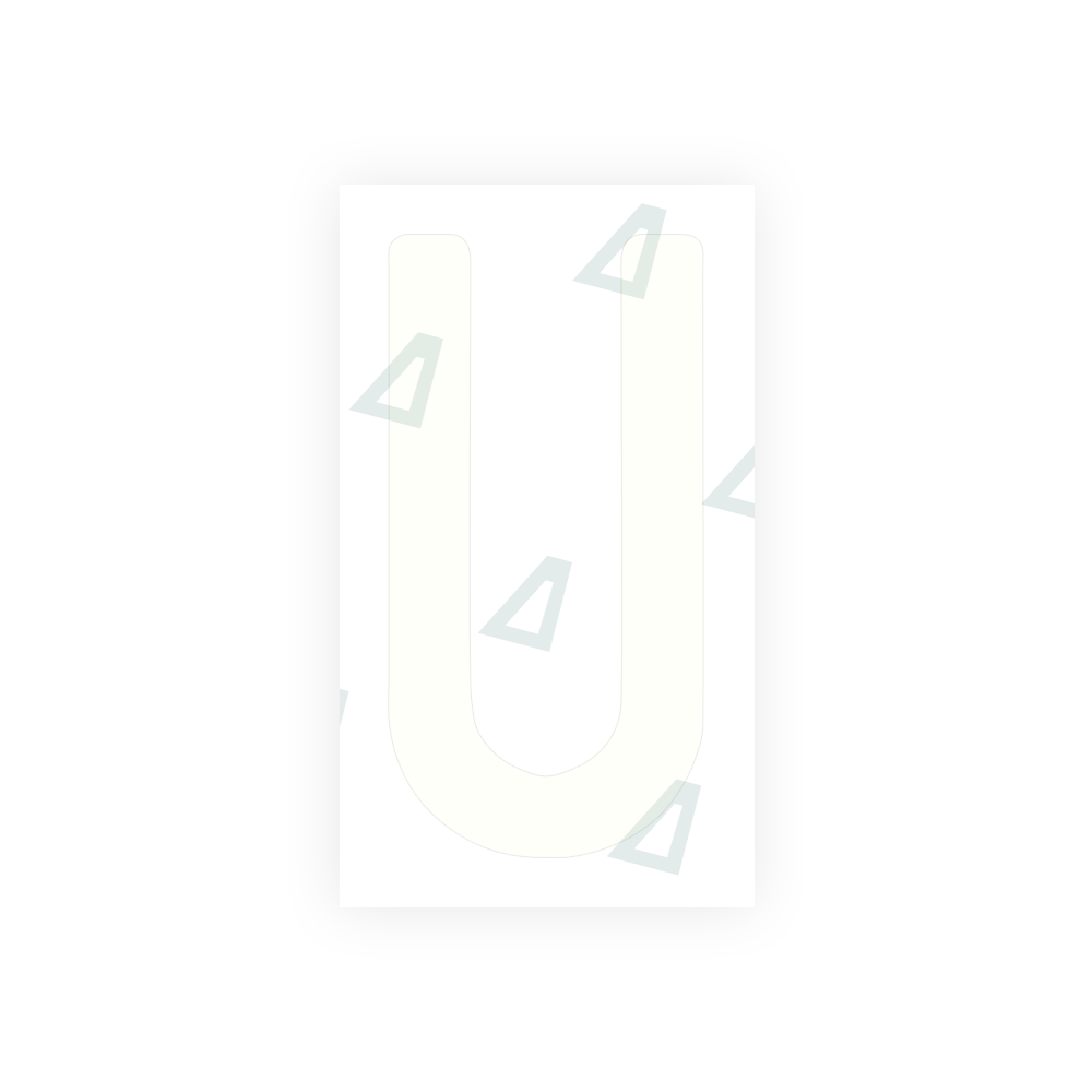 Alite Nanofilm for front Switzerland license plates - Symbol "U" - Alite