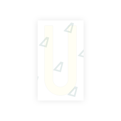 Alite Nanofilm for US (New Jersey) Moto license plates - Symbol "U" - Alite