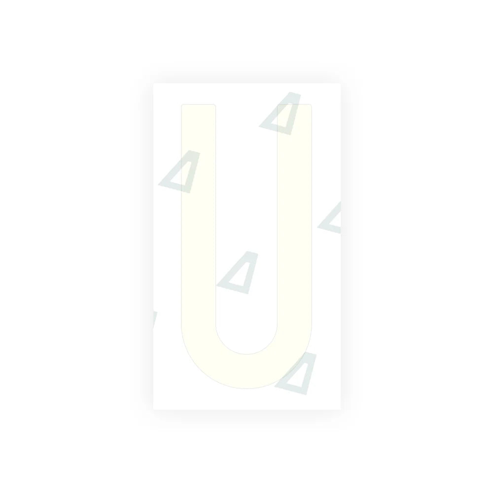 Alite Nanofilm for US (Oklahoma) Moto license plates - Symbol "U" - Alite