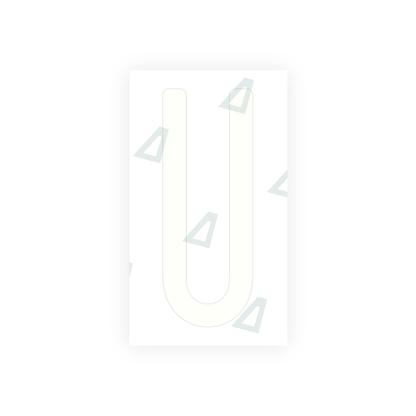 Alite Nanofilm for US (Ohio 2013) license plates - Symbol "U" - Alite