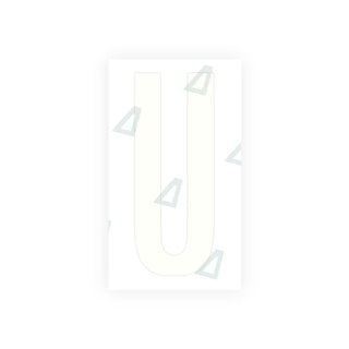 Alite Nanofilm for US (Nevada) Moto license plates - Symbol "U" - Alite