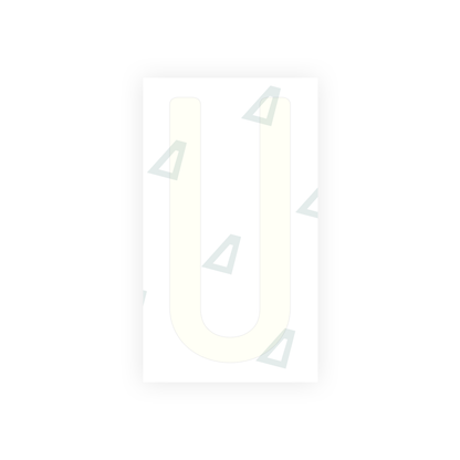 Alite Nanofilm for US (California) license plates - Symbol "U" - Alite