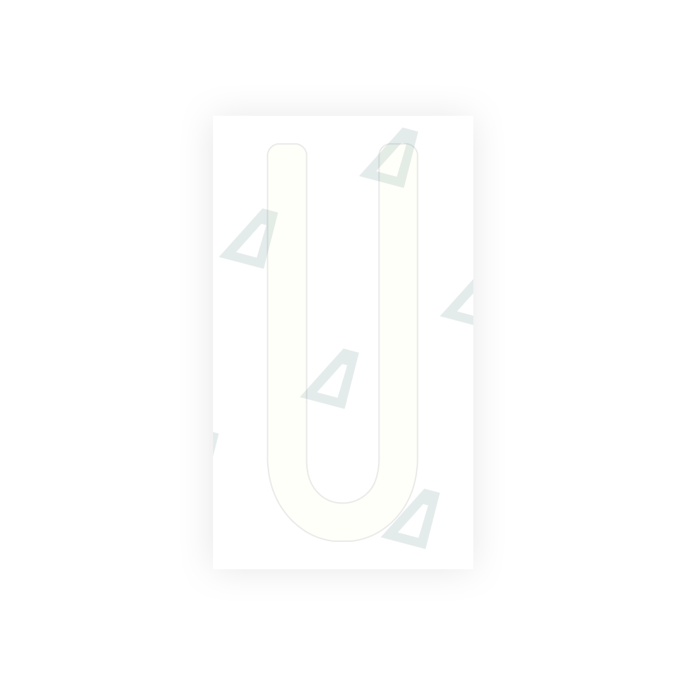Alite Nanofilm for US (Wisconsin) license plates - Symbol "U" - Alite