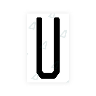 Alite Nanofilm for US (New Jersey - Embossed) license plates - Symbol "U" - Alite