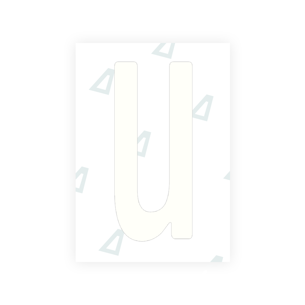 Alite Nanofilm for Guatemala license plates - Symbol "U" - Alite