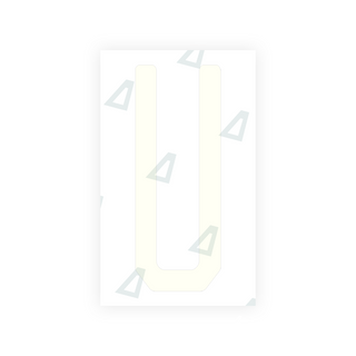 Alite Nanofilm for US (New Jersey - Embossed) license plates - Symbol "U" - Alite