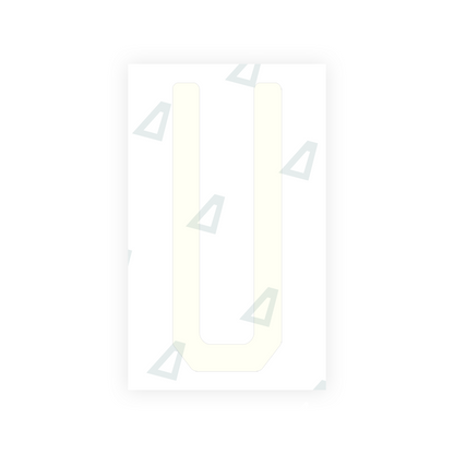 Alite Nanofilm for US (New Jersey - Embossed) license plates - Symbol "U" - Alite