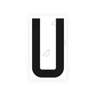 Alite Nanofilm for France license plates - Symbol "U" - Alite