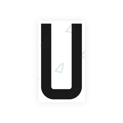 Alite Nanofilm for France license plates - Symbol "U" - Alite