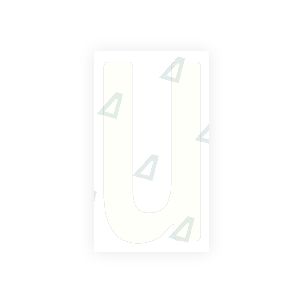Alite Nanofilm for Germany (standard) license plates - Symbol "U" - Alite