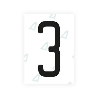 Alite Nanofilm for US (Utah) license plates - Symbol "3"