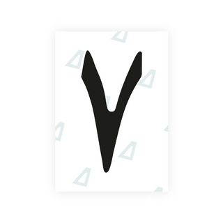 Alite Nanofilm for Egypt license plates - Symbol "٧"