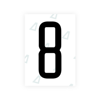 Alite Nanofilm for US (Utah) license plates - Symbol "8"