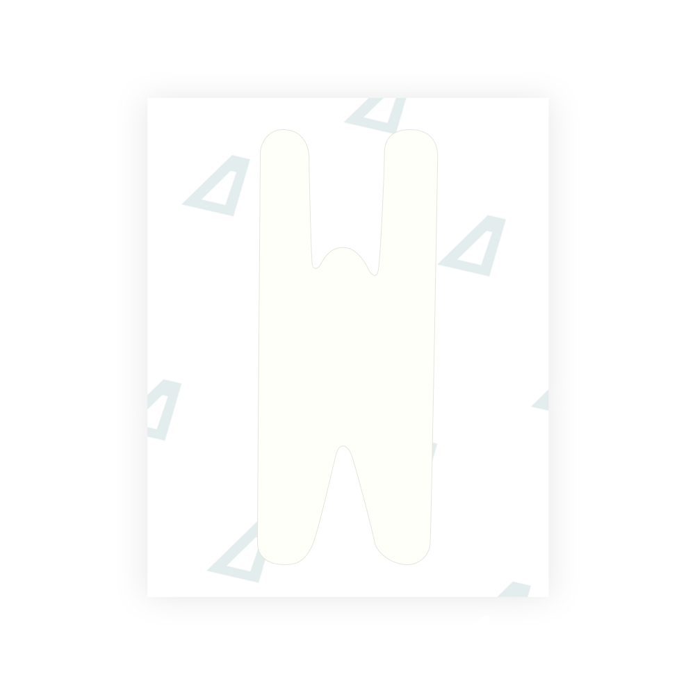 Alite Nanofilm for US (Utah 1994 - Round) license plates - Symbol "W"