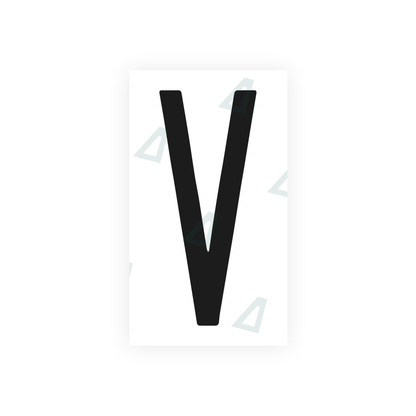 Alite Nanofilm for US (New York 1986) license plates - Symbol "V" - Alite