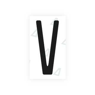 Alite Nanofilm for US (Michigan) license plates - Symbol "V" - Alite