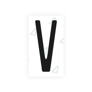 Alite Nanofilm for US (Pennsylvania) license plates - Symbol "V" - Alite