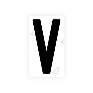 Alite Nanofilm for India license plates - Symbol "V" - Alite
