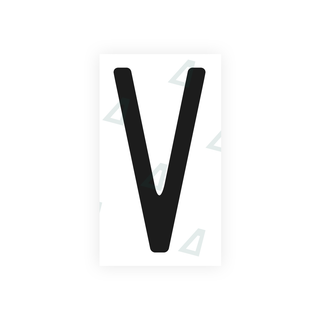 Alite Nanofilm for US (Massachusetts) license plates - Symbol "V" - Alite