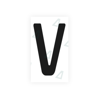 Alite Nanofilm for Uruguay license plates - Symbol "V" - Alite