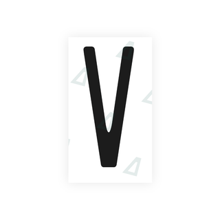 Alite Nanofilm for US (Washington State) license plates - Symbol "V" - Alite