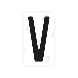 Alite Nanofilm for US (Quebec) license plates - Symbol "V" - Alite