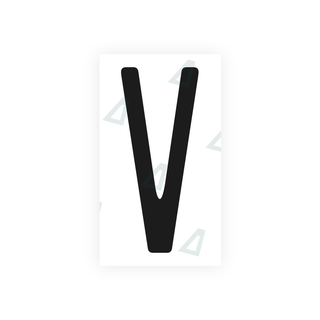 Alite Nanofilm for US (Maryland) license plates - Symbol "V" - Alite