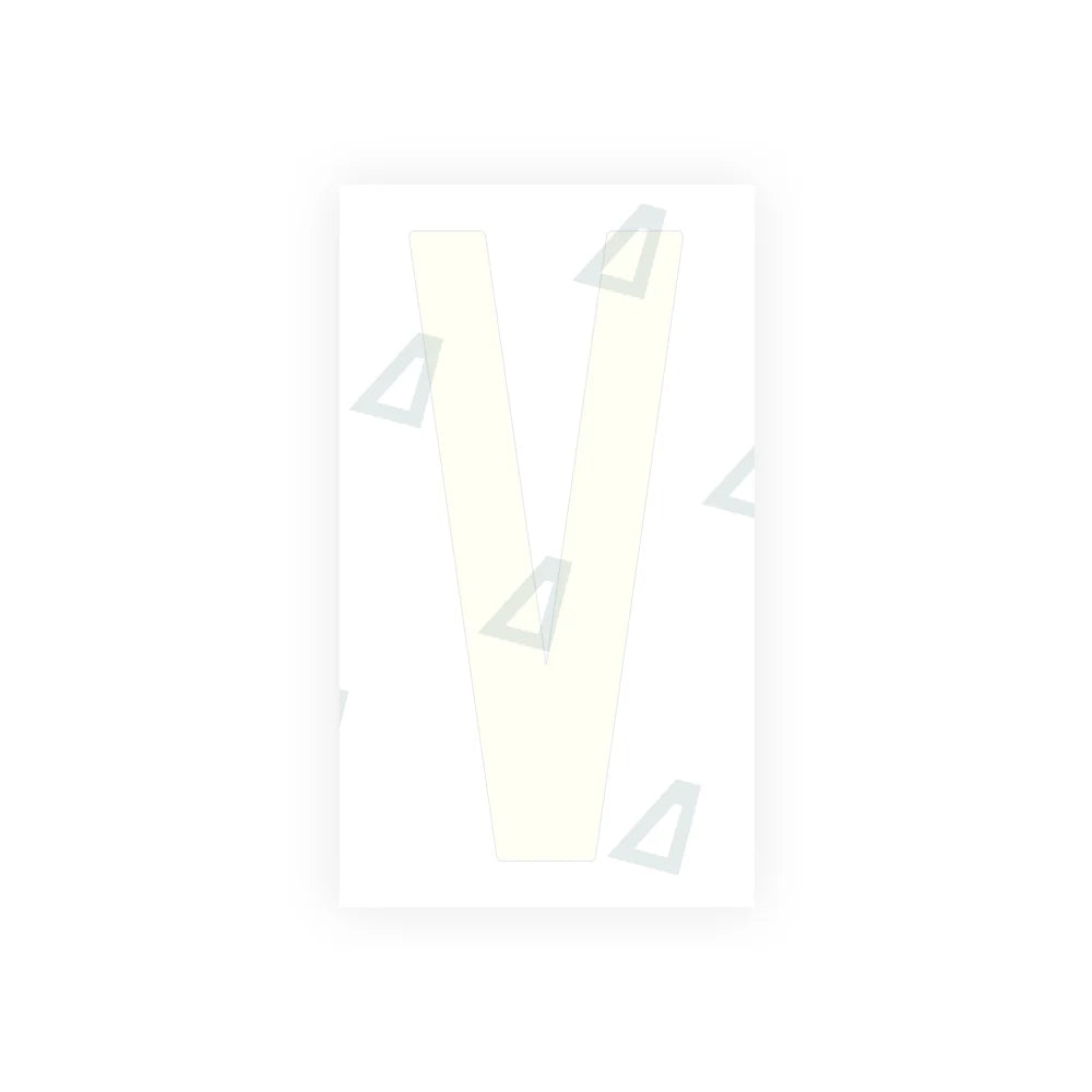 Alite Nanofilm for US (Oklahoma) Moto license plates - Symbol "V" - Alite