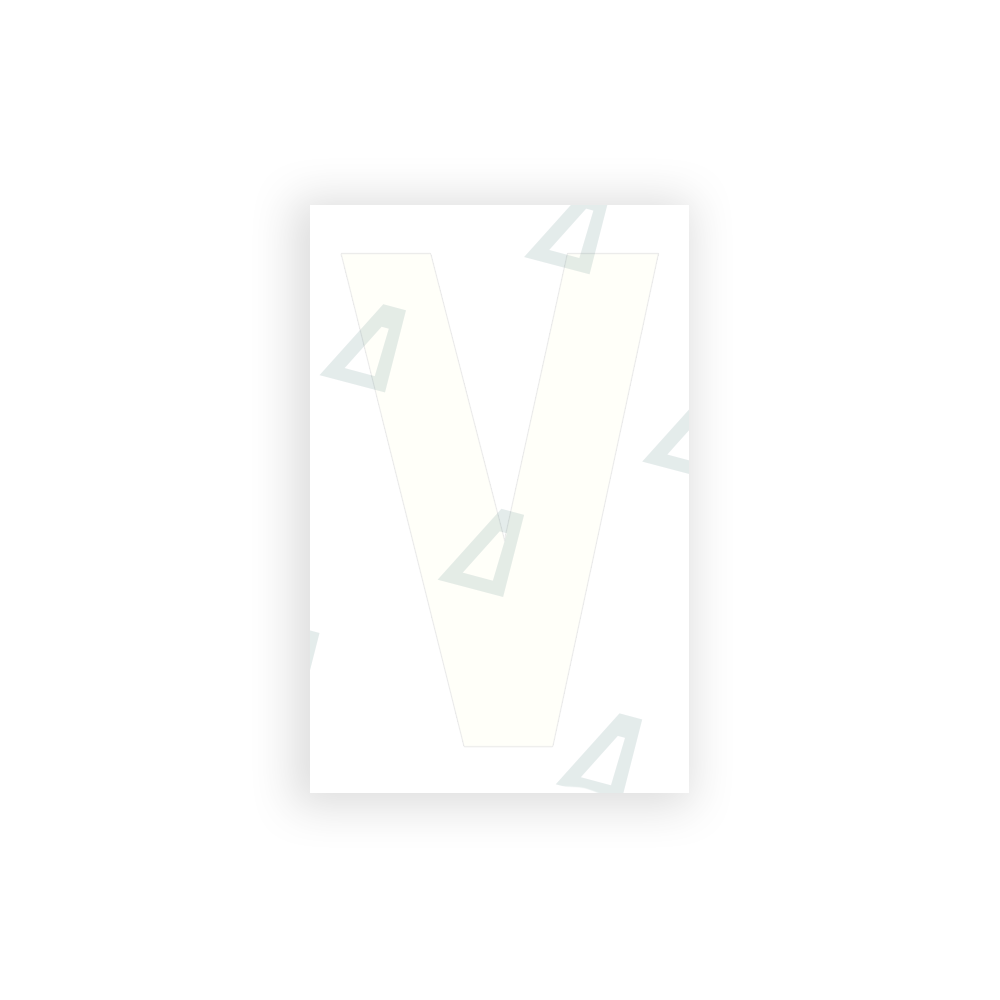 Alite Nanofilm for United Kingdom license plates - Symbol "V" - Alite